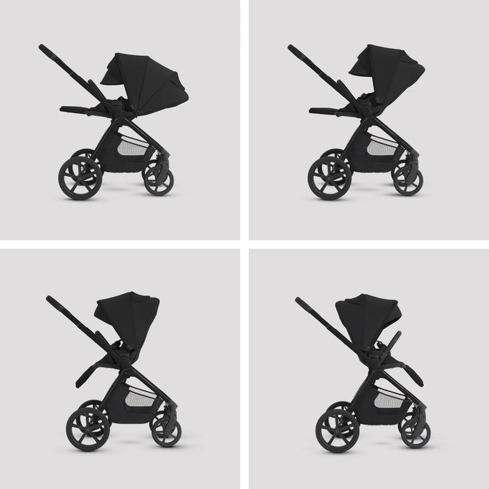 Silver Cross Cove 2 All-Terrain Stroller + Carrycot + Accessories Bundle - Onyx **ETA End of October**