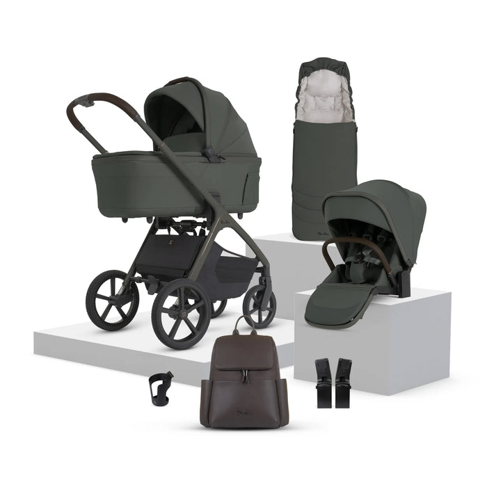 Silver Cross Cove 2 All-Terrain Stroller + Carrycot + Accessories Bundle - Pewter **ETA End of October**