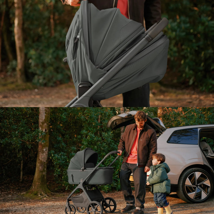 Silver Cross Cove 2 All-Terrain Stroller + Carrycot + Accessories Bundle - Pewter **ETA End of October**