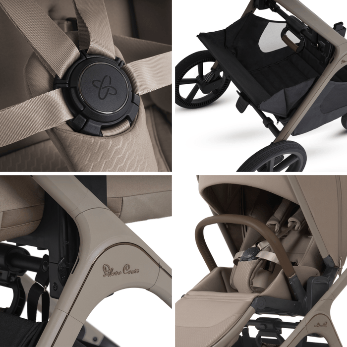 Silver Cross Cove 2 All-Terrain Stroller Ultimate 360 Car Capsule Bundle - Champagne **Delivery is End of October, taking PRE-ORDERS NOW**
