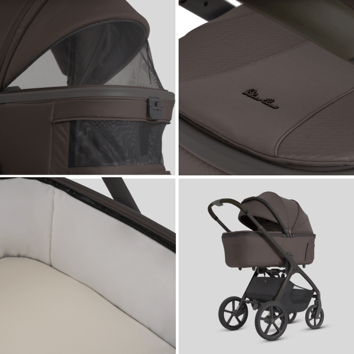 Silver Cross Cove 2 All-Terrain Stroller Ultimate 360 Family Car Seat Bundle - Chocolate **ETA End of Nov/ Early December**
