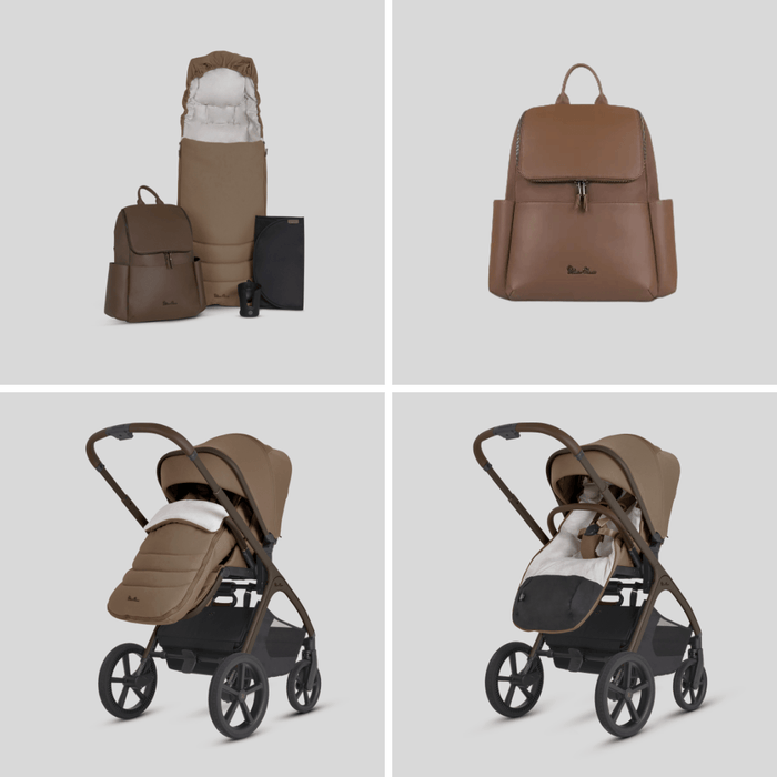 Silver Cross Cove 2 All-Terrain Stroller Ultimate 360 Car Capsule Bundle - Maple **Delivery is End of October, taking PRE-ORDERS NOW**