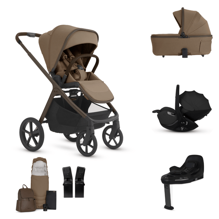 Silver Cross Cove 2 All-Terrain Stroller Ultimate 360 Car Capsule Bundle - Maple **Delivery is End of October, taking PRE-ORDERS NOW**
