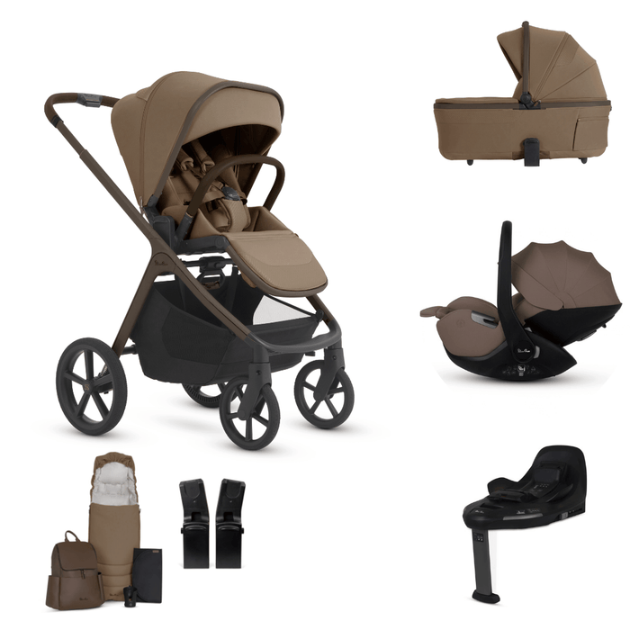 Silver Cross Cove 2 All-Terrain Stroller Ultimate 360 Car Capsule Bundle - Maple **Delivery is End of October, taking PRE-ORDERS NOW**