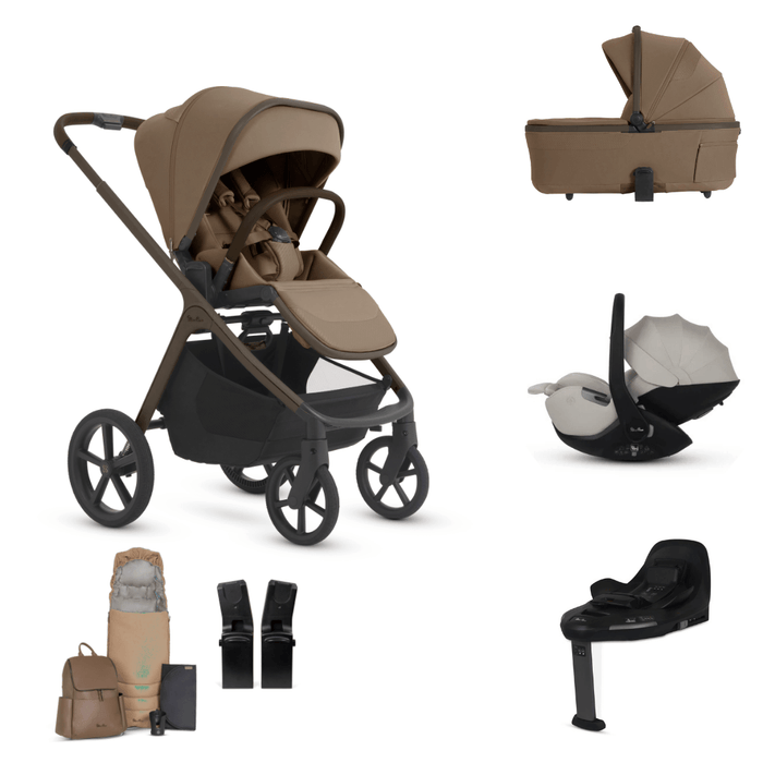 Silver Cross Cove 2 All-Terrain Stroller Ultimate 360 Car Capsule Bundle - Maple **Delivery is End of October, taking PRE-ORDERS NOW**