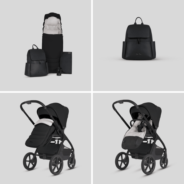 Silver Cross Cove 2 All-Terrain Stroller Ultimate 360 Car Capsule Bundle - Onyx **Delivery is End of October, taking PRE-ORDERS NOW**