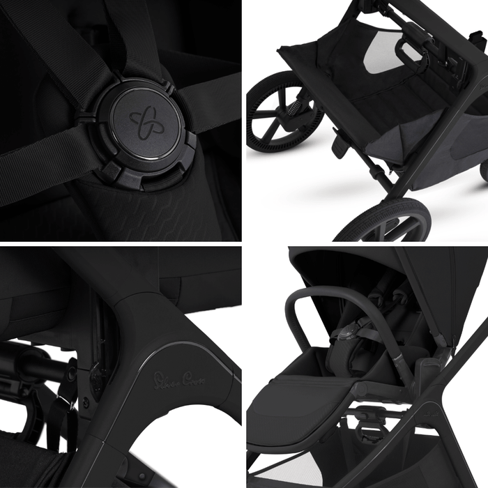 Silver Cross Cove 2 All-Terrain Stroller Ultimate 360 Car Capsule Bundle - Onyx **Delivery is End of October, taking PRE-ORDERS NOW**