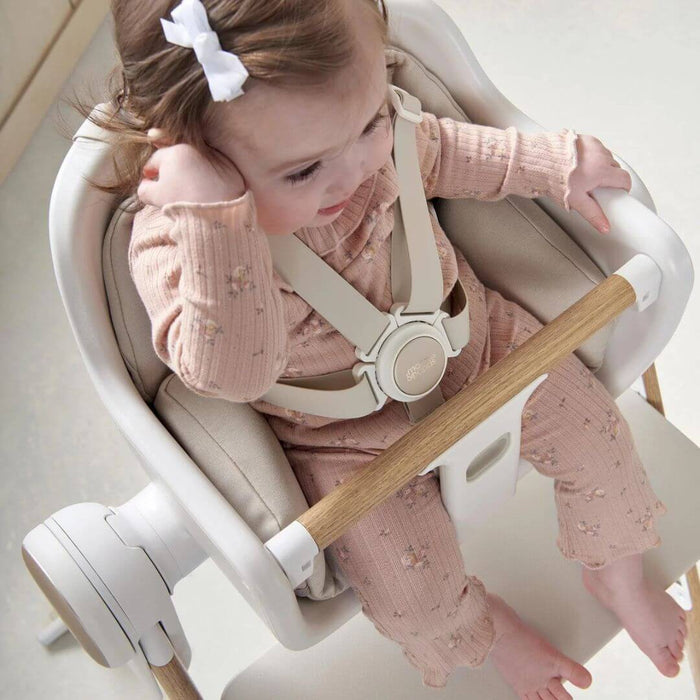Mamas and Papas Eno Highchair & Eno Highchair Cushion Bundle - Cashmere