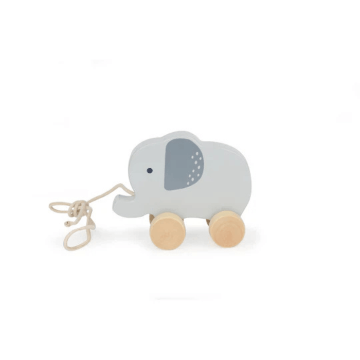 Bubble Wooden Elephant Pull Along Toy