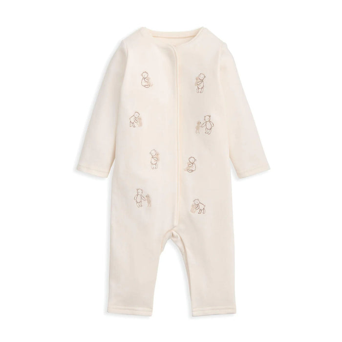 Mamas and Papas Embroided Teddy Bear Romper