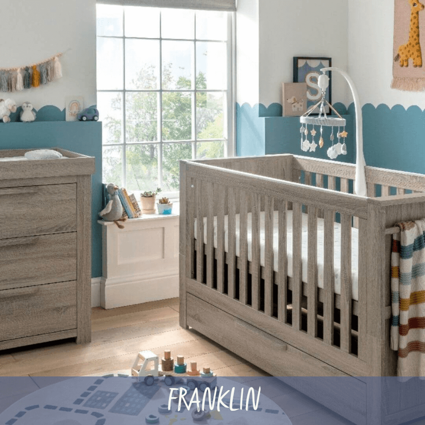 Baby cots with outlet drawers