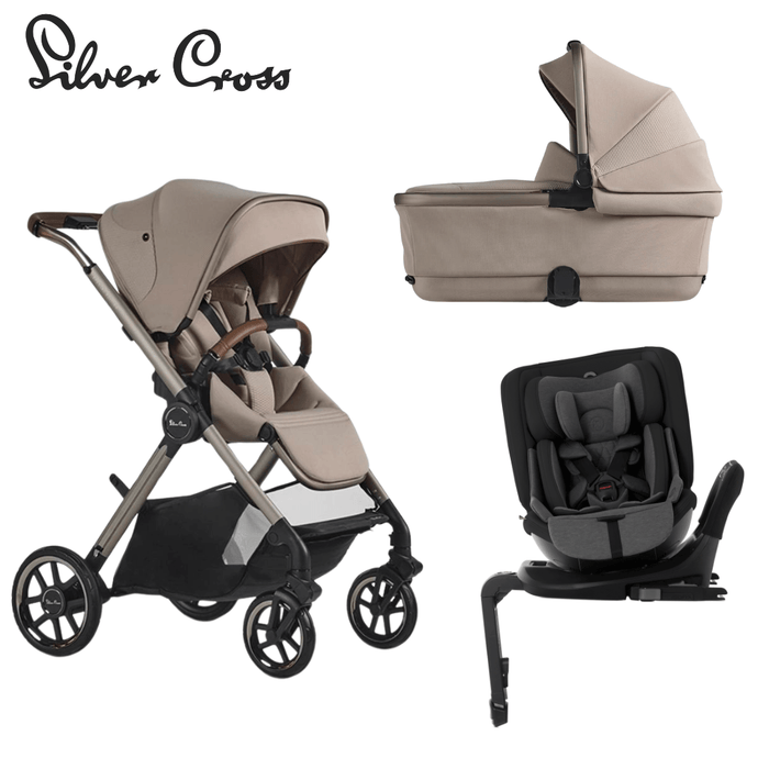 Silver Cross Reef Frappe Stroller Carrycot Compact Fold