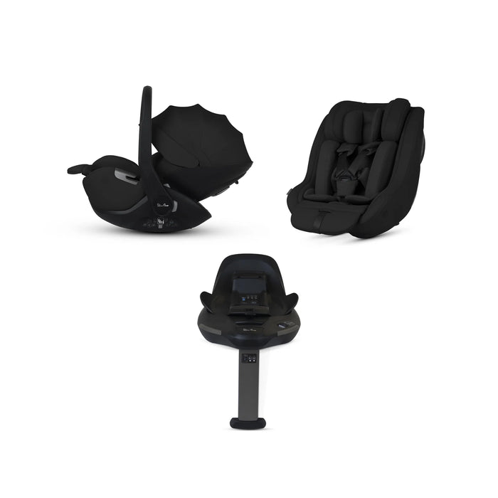 Silver Cross Glide Plus 360 Infant Capsule Car Seat + Approach Plus 360 Car Seat  + Base 360 Bundle