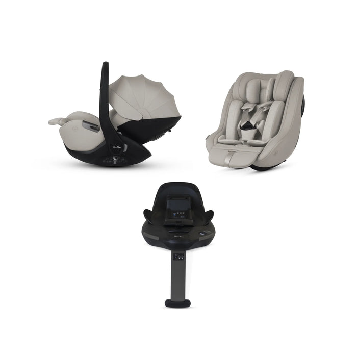 Silver Cross Glide Plus 360 Infant Capsule Car Seat + Approach Plus 360 Car Seat  + Base 360 Bundle