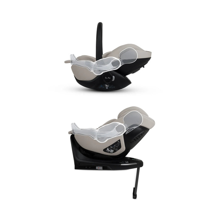 Silver Cross Glide Plus 360 Infant Capsule Car Seat + Approach Plus 360 Car Seat  + Base 360 Bundle