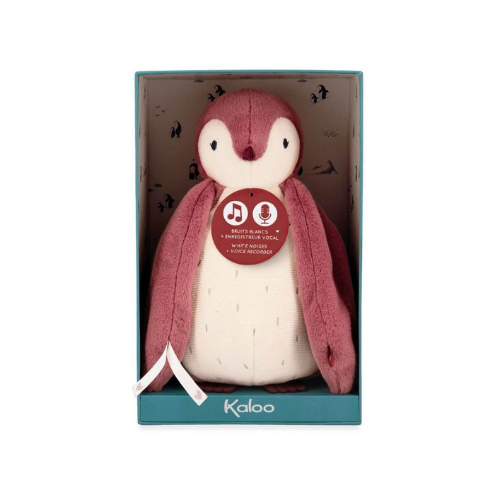 Kaloo Penguin Pink White Noise & Recorder