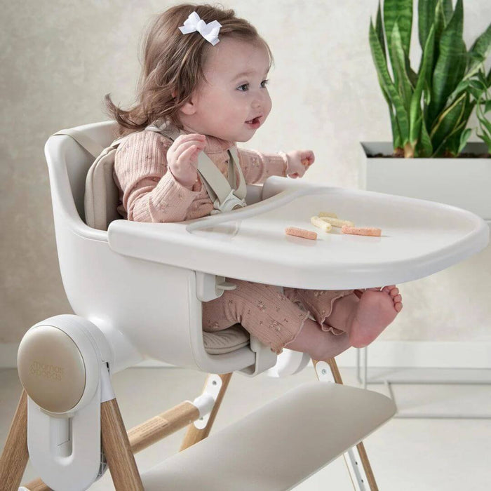 Mamas and Papas Eno Highchair & Eno Highchair Cushion Bundle - Cashmere
