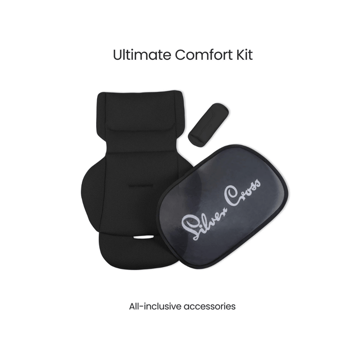 Silver Cross Motion3 All Size 360 Car Seat - Iconic Black *COMING Late June*