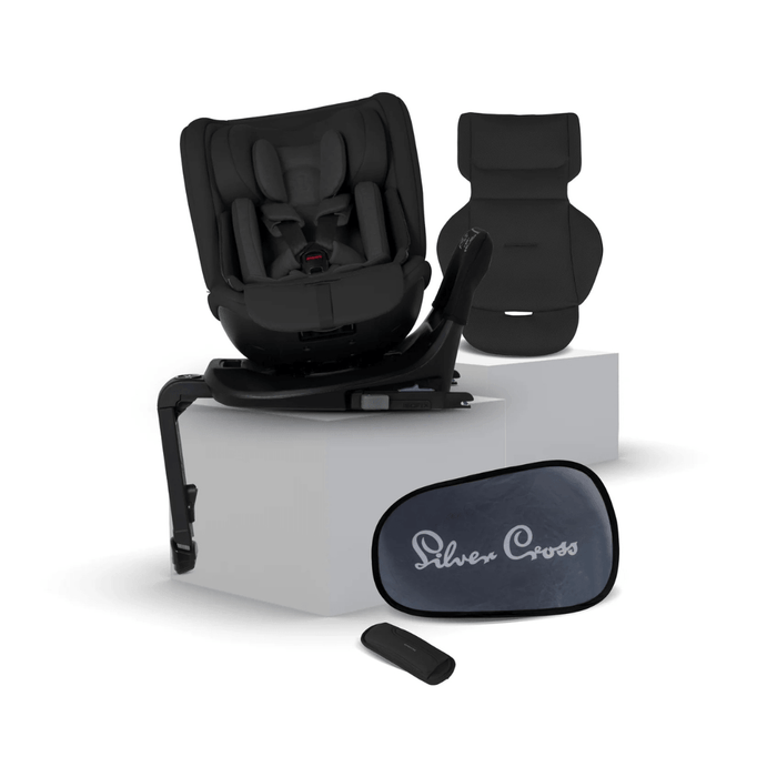 Silver Cross Motion3 All Size 360 Car Seat - Iconic Black *COMING Late June*
