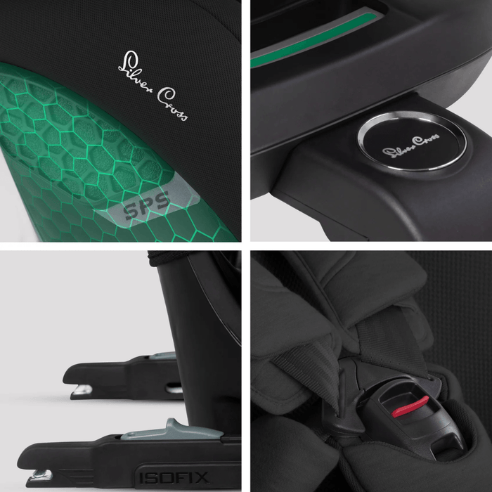 Silver Cross Motion3 All Size 360 Car Seat - Iconic Black *COMING Late June*