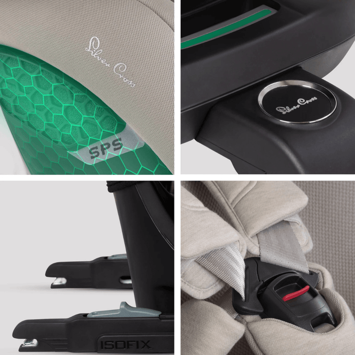 Silver Cross Motion 3 All Size 360 Car Seat - Natural Taupe *COMING Late June*