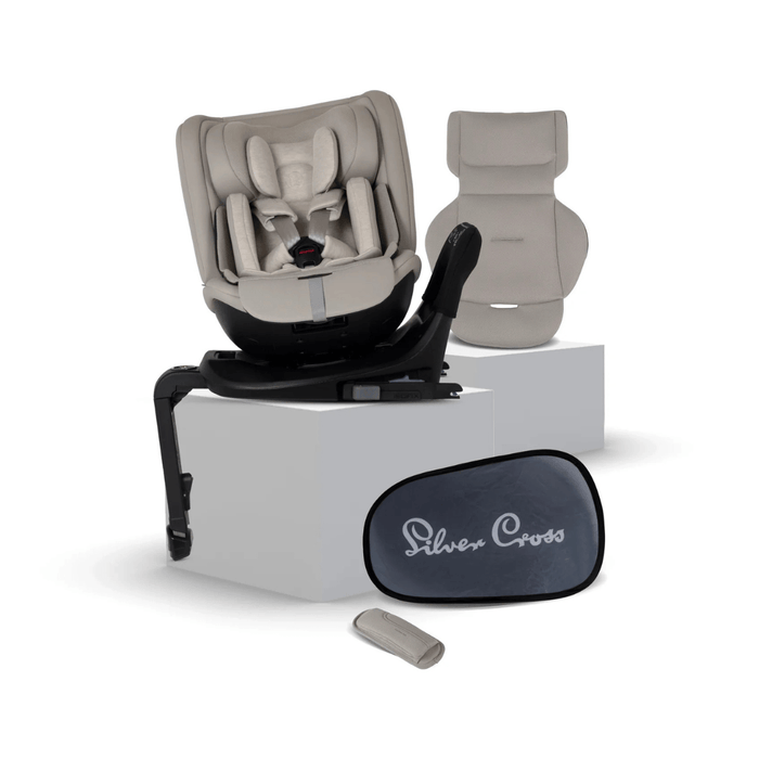 Silver Cross Motion 3 All Size 360 Car Seat - Natural Taupe *COMING Late June*