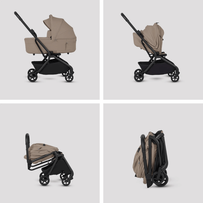 Silver Cross Nia Folding Cabin-Approved Carrycot - Champagne - PRE-ORDER