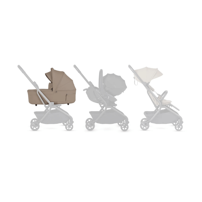 Silver Cross Nia Folding Cabin-Approved Carrycot - Champagne - PRE-ORDER