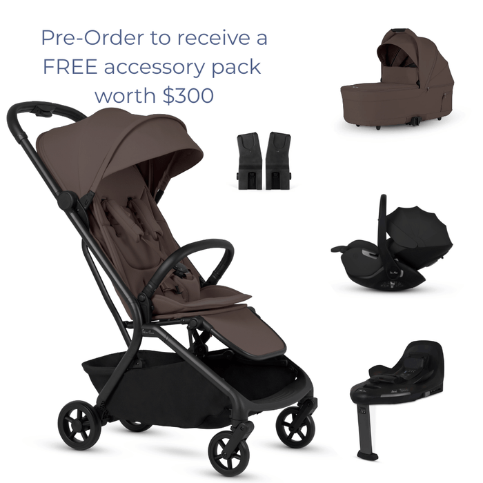 Silver Cross Nia Complete Newborn Bundle - Chocolate - PRE-ORDER