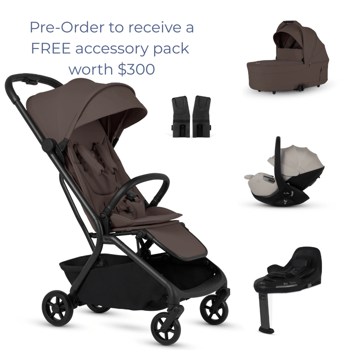 Silver Cross Nia Complete Newborn Bundle - Chocolate - PRE-ORDER