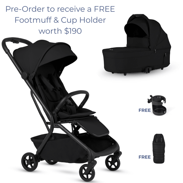 Silver Cross Nia Carrycot Bundle - Onyx - PRE-ORDER