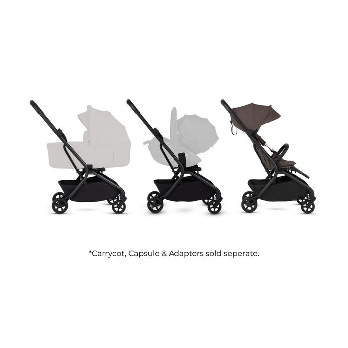 Silver Cross Nia Complete Newborn Bundle - Chocolate - PRE-ORDER