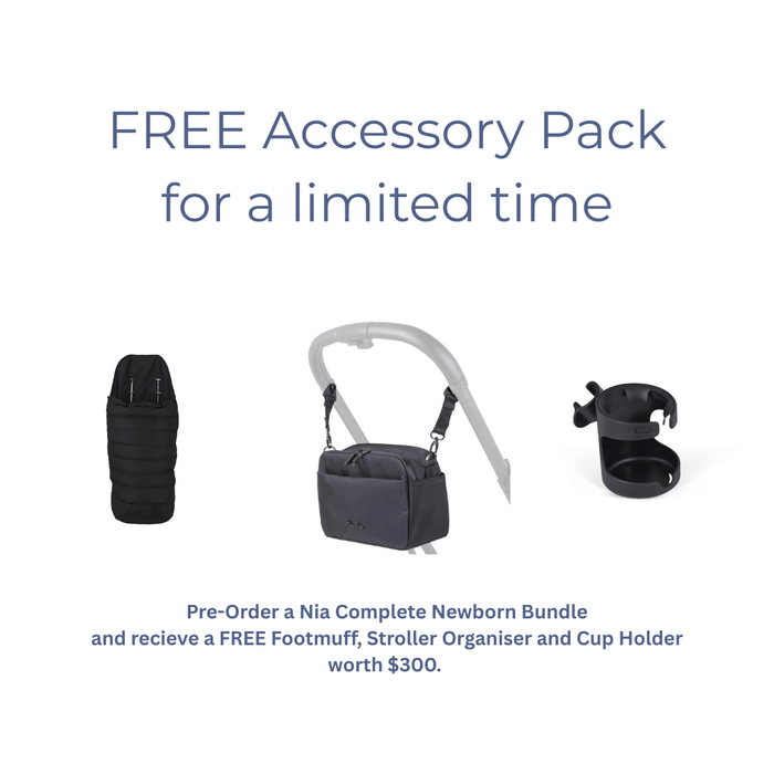 Silver Cross Nia Complete Newborn Bundle - Onyx - PRE-ORDER, DUE MID MARCH