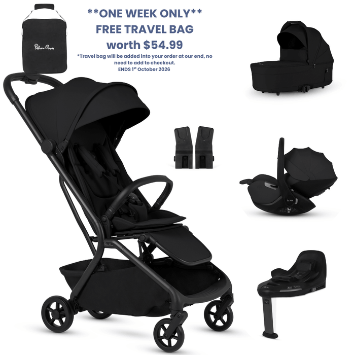 Silver Cross Nia Complete Newborn Bundle - Onyx