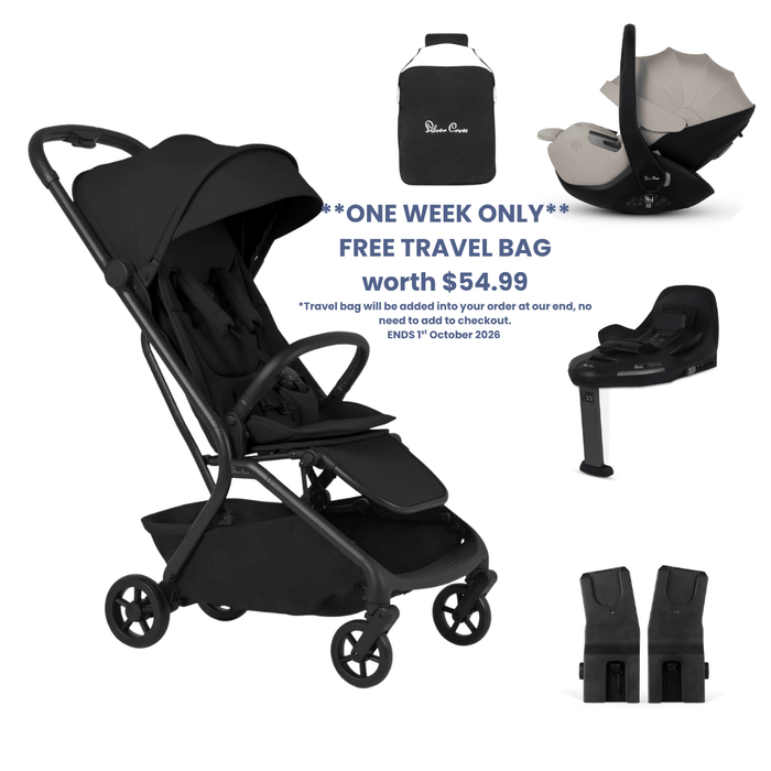 Silver Cross Nia Travel Newborn Bundle - Onyx