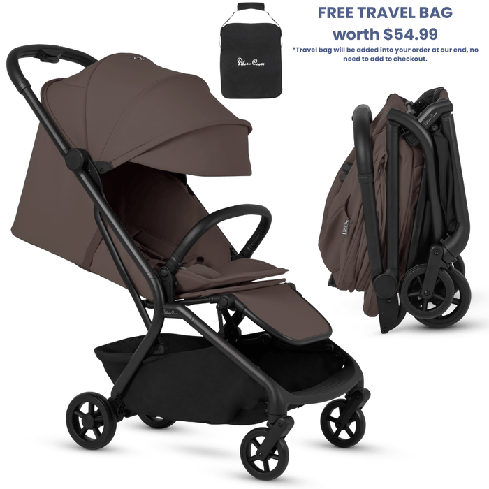 Silver Cross Nia Travel Stroller - Chocolate *PRE-ORDER, Ships End October*