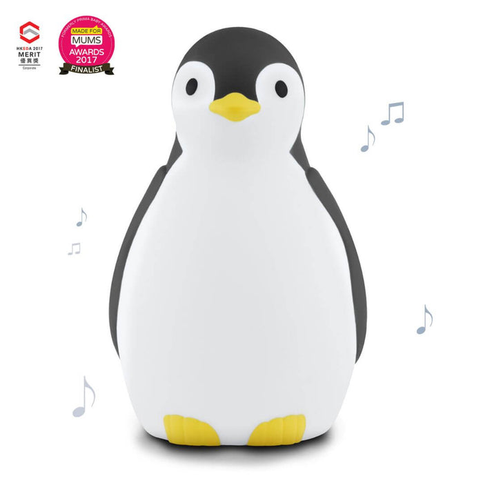 Zazu Pam Penguin Sleep Trainer + Nightlight - Grey