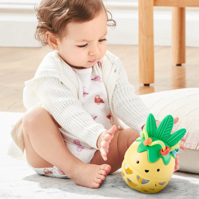 Skip Hop Farm stand Roll Around Pineapple Rattle Toy