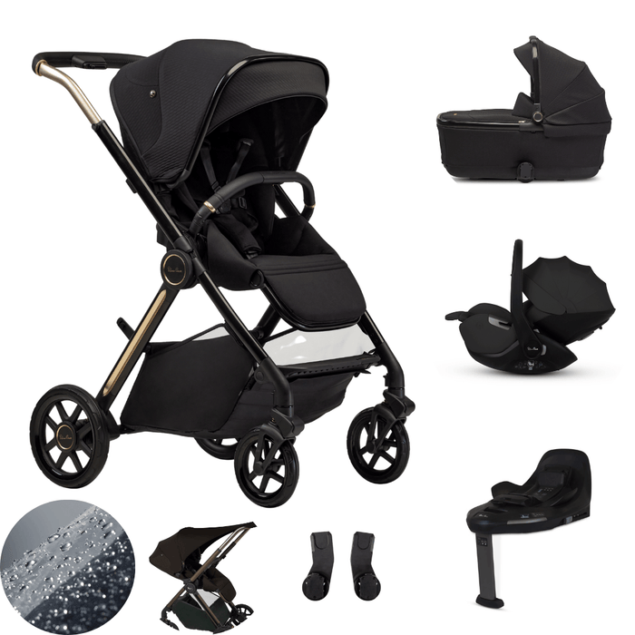 Silver Cross Reef 2 Stroller Bundle with Glide 360 Capsule & Base - Espresso