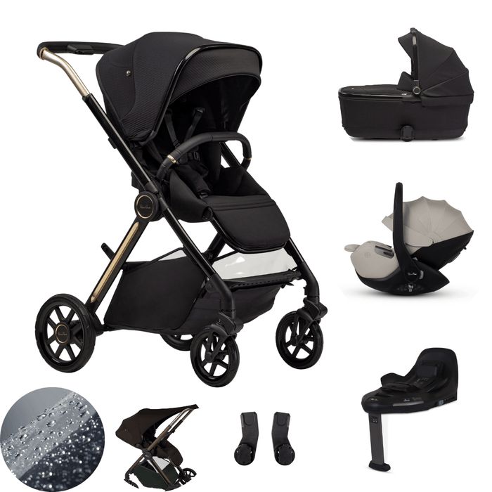Silver Cross Reef 2 Stroller Bundle with Glide 360 Capsule & Base - Espresso