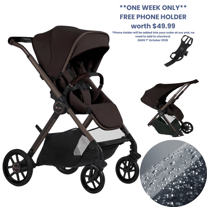 Silver Cross Reef 2 All-Terrain Stroller - Ganache *PRE-ORDER, END OCTOBER DELIVERY*