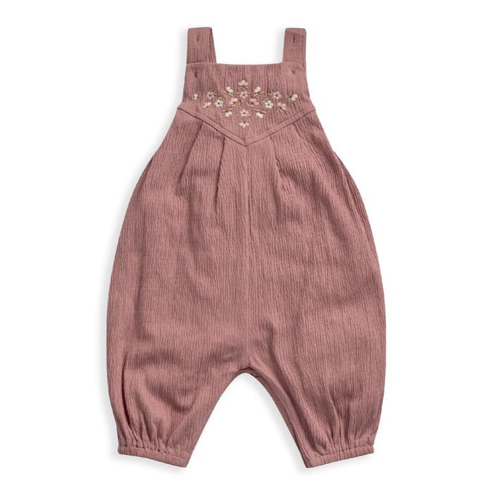 Mamas and Papas Embroided Dungaree Set - 2 Piece Set