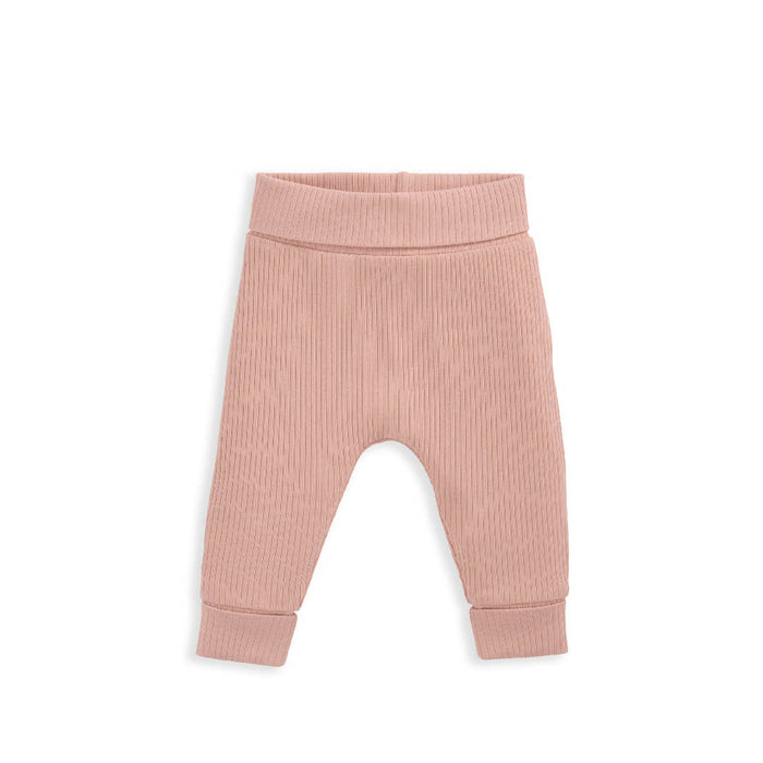 Mamas and Papas Pink Organic Cotton Ribbed Set - 2 Piece Set