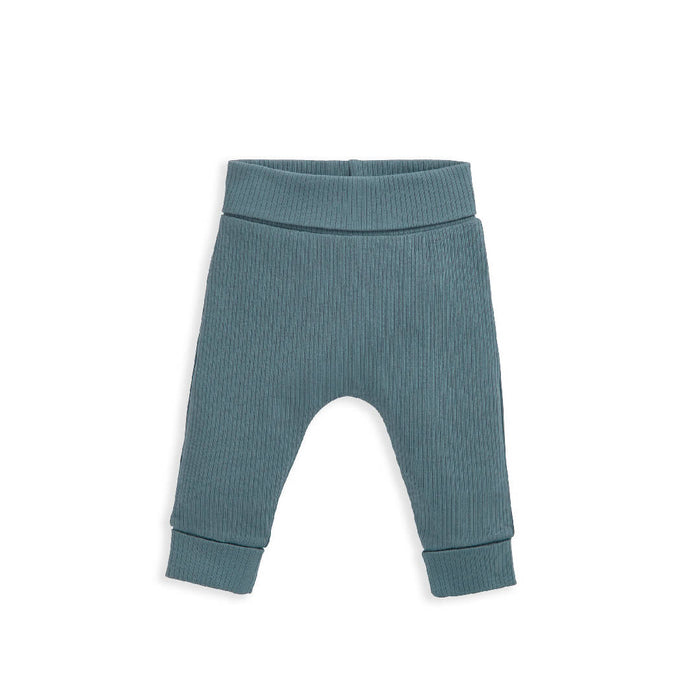 Mamas and Papas Blue Organic Cotton Ribbed Set - 2 Piece Set