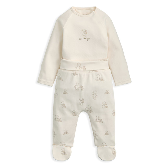 Mamas and Papas Bear Bodysuit & Bear Print Pants - 2 Piece Set