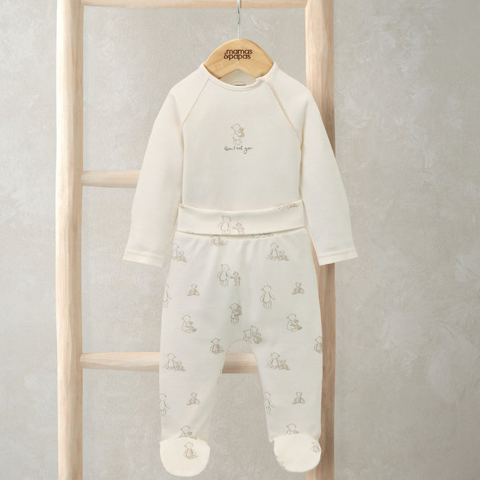 Mamas and Papas Bear Bodysuit & Bear Print Pants - 2 Piece Set