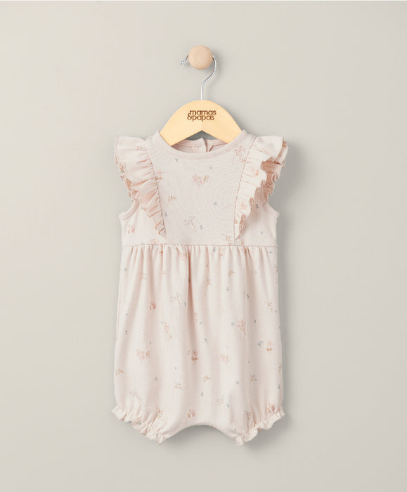 Mamas and Papas Floral Jersey Romper