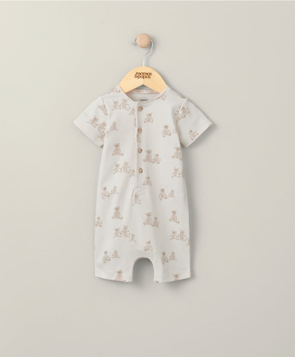 Mamas and Papas Bear Shortie Romper