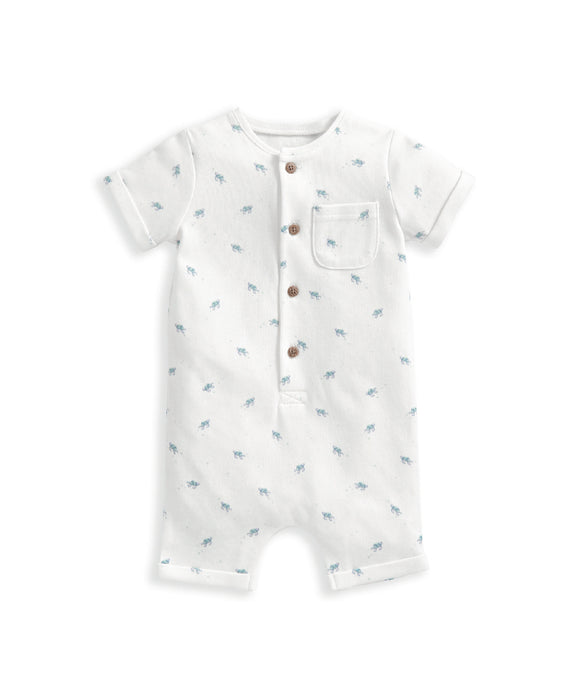 Mamas and Papas Turtle Shortie Romper