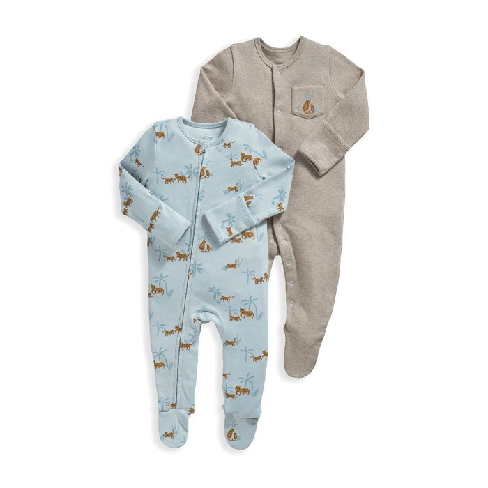 Mamas and Papas Tiger Onesies - 2 Pack